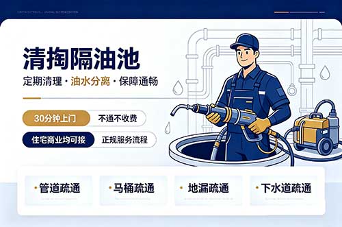 楚雄清掏隔油池